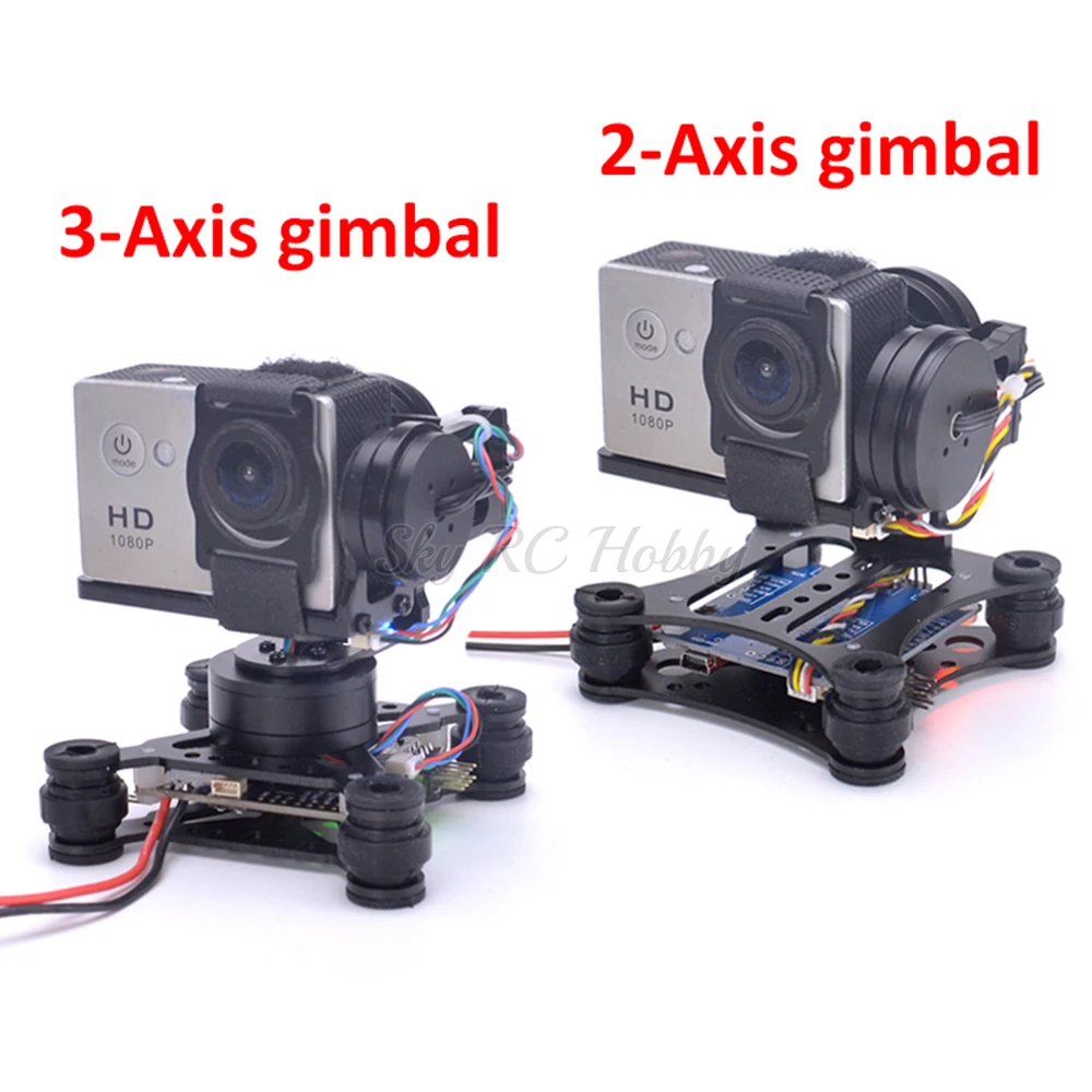 Drone Gimbal For Gopro - Легкая 2-осевая/3-осевая бесщеточная Карданная плата для