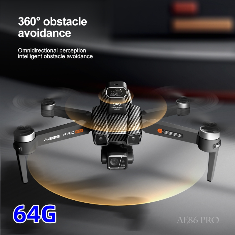 Drone Gimbal 3 Axis - Профессиональный дрон AE86 PRO Max+ с