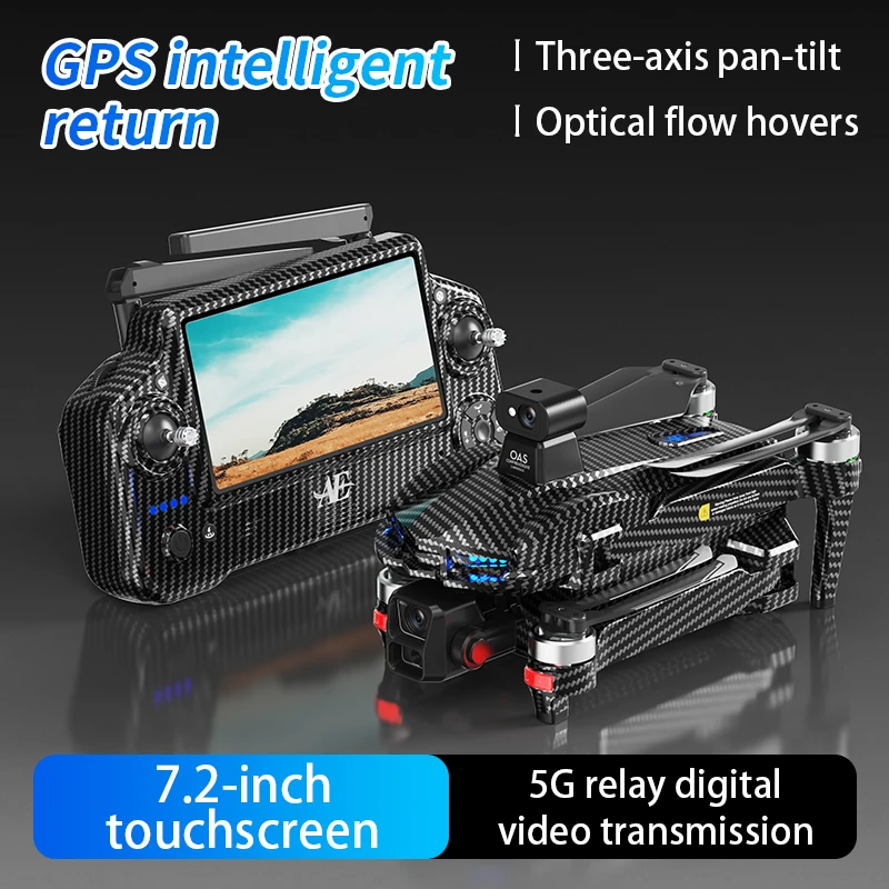 Drone Gimbal 3 Axis - 2025 AE60 URTLA GPS Дрон 8K