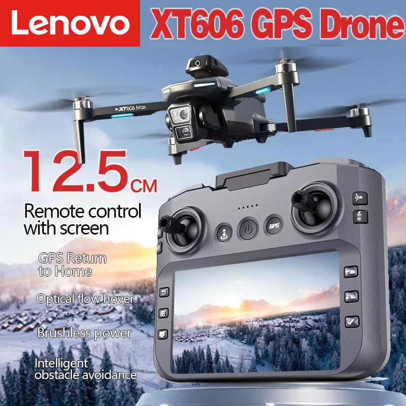 Drone Gimbal Brushless - Дрон Lenovo XT606 MAX GPS с
