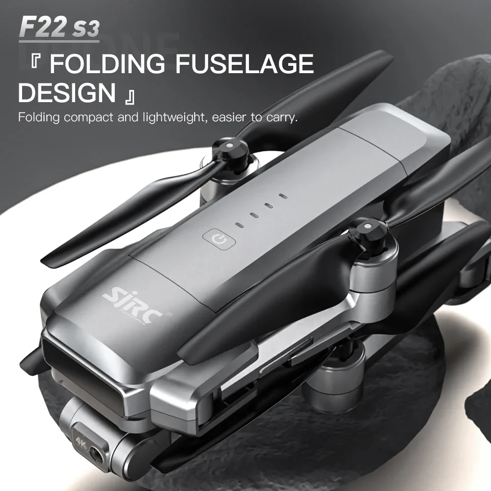 Drone Gimbal 3 Axis - Складной квадрокоптер SJRC F22 S3 Pro