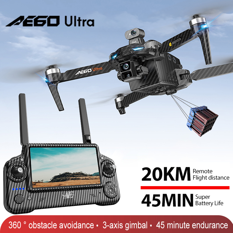Drone Gimbal 3 Axis - AE60 GPS Дрон Профессиональная камера 8K