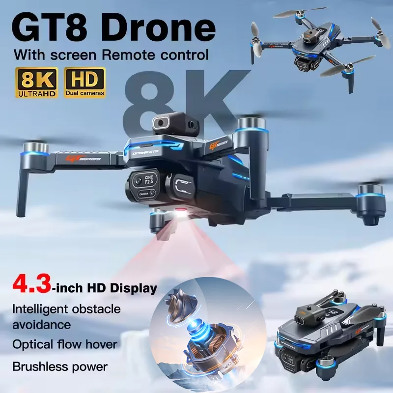 Drone Gimbal Brushless - Одобренный ANATEL Горячая НОВИНКА: Дрон 4K