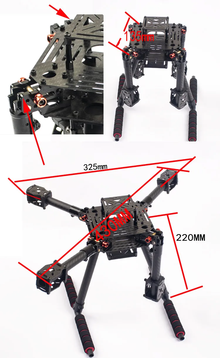 Дрон Flyroun LX350 PRO 350 мм  – обзор и цена Drone Gimbal For Mirrorless