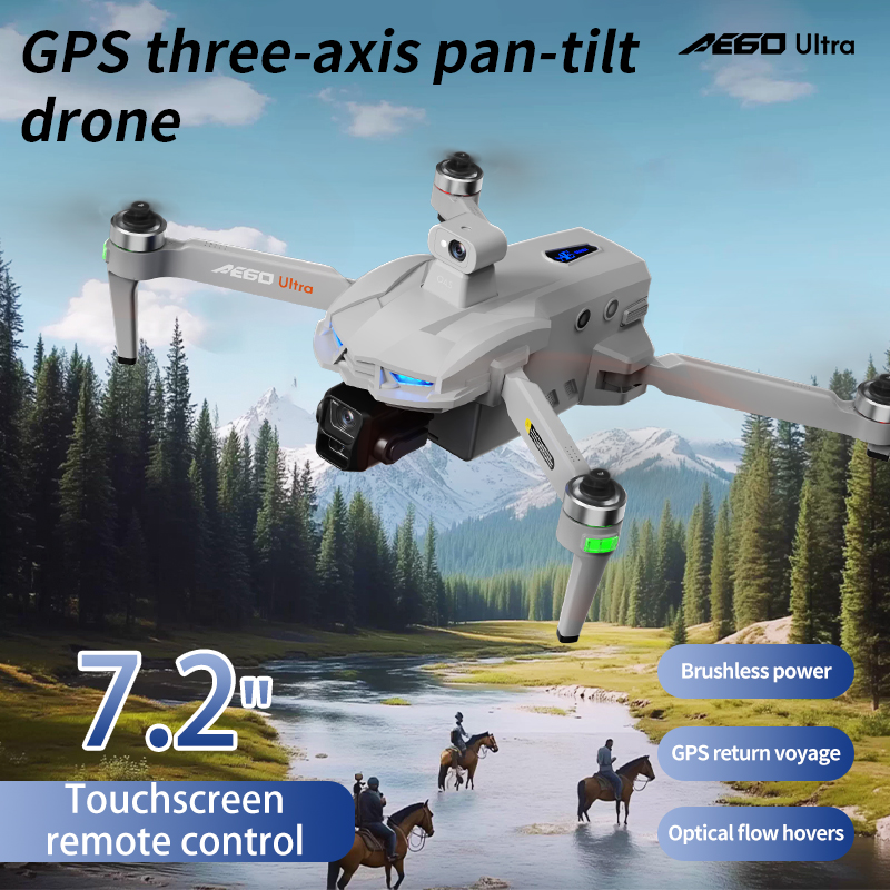 2025 AE60 URTLA GPS Дрон 8K Ка – обзор и цена Drone Gimbal 3 Axis