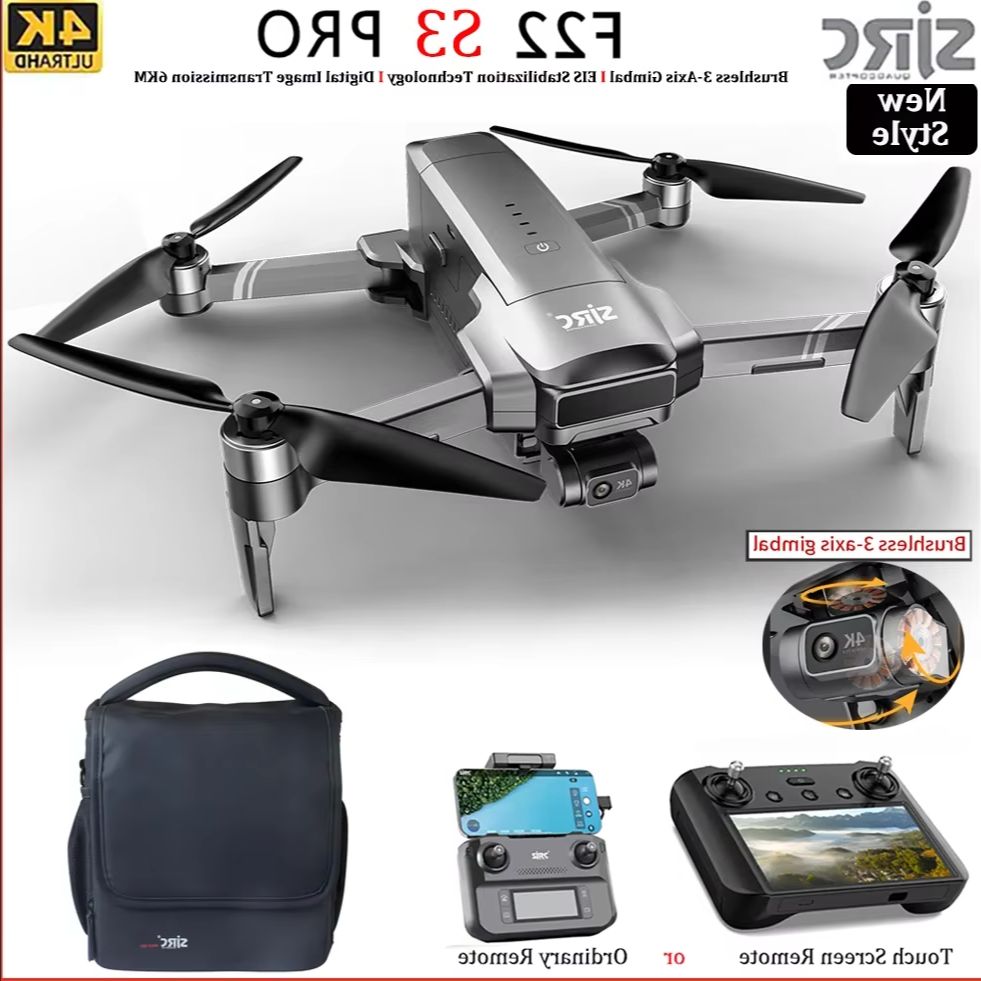 Складной квадрокоптер SJRC F22 – обзор и цена Drone Gimbal 3 Axis