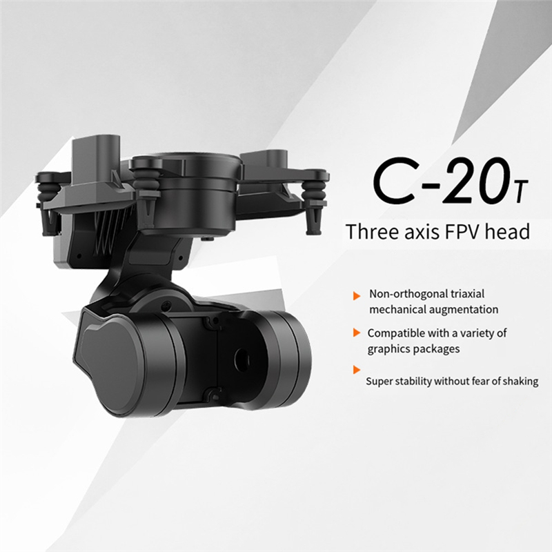 C-20T FPV камера Gimbal Pan Ti – обзор и цена Drone Gimbal Mount