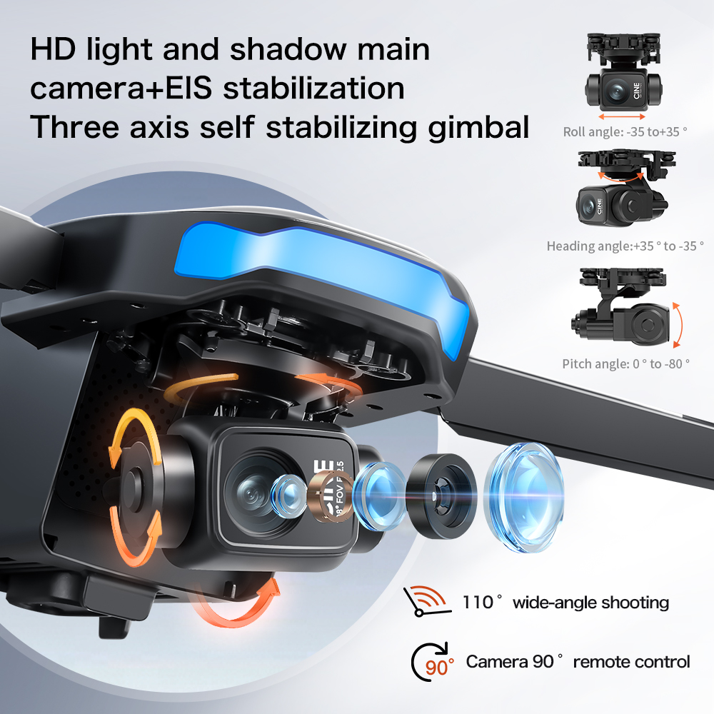 Новый дрон S-X1 MAX с GPS, 8K, – обзор и цена Drone Gimbal Mount