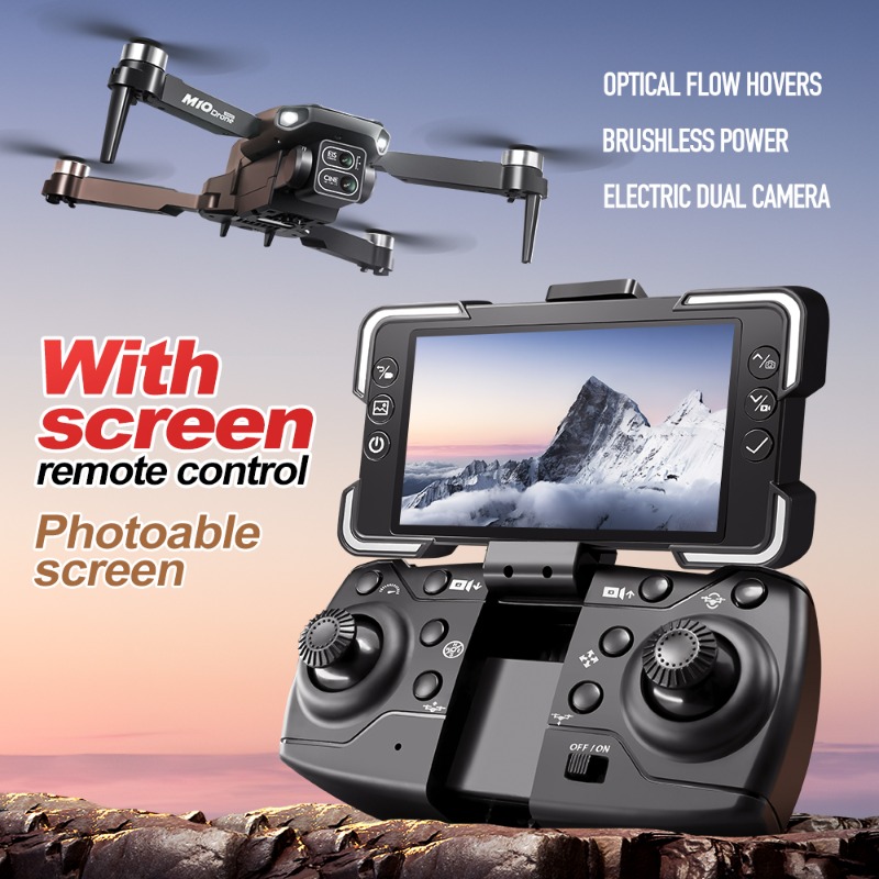 Дрон с камерой M10, пульт дист – обзор и цена Drone Gimbal Brushless